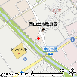滋賀県近江八幡市船木町95周辺の地図