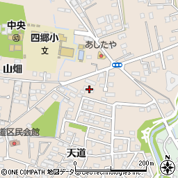 愛知県豊田市四郷町天道114周辺の地図