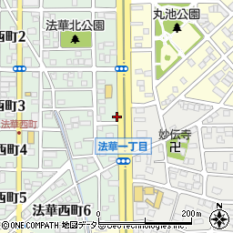 愛知県名古屋市中川区法華西町125周辺の地図