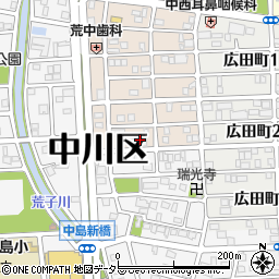 愛知県名古屋市中川区草平町2丁目56周辺の地図
