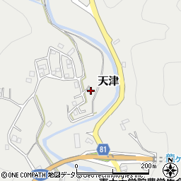 千葉県鴨川市天津602周辺の地図