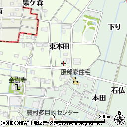 愛知県弥富市五之三町東本田80周辺の地図