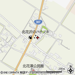 滋賀県東近江市北花沢町396周辺の地図