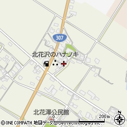 滋賀県東近江市北花沢町402周辺の地図