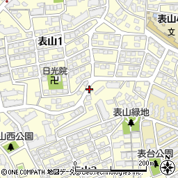 愛知県名古屋市天白区表山周辺の地図