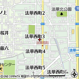 愛知県名古屋市中川区法華西町3丁目27周辺の地図