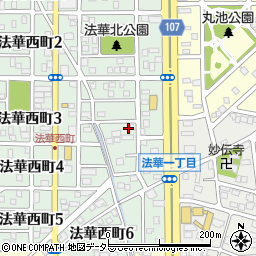 愛知県名古屋市中川区法華西町160周辺の地図