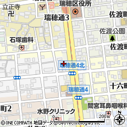 愛知県名古屋市瑞穂区瑞穂通4丁目8周辺の地図