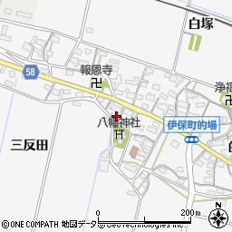 愛知県豊田市伊保町宮本13周辺の地図