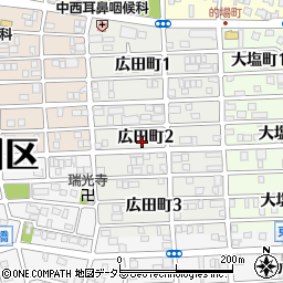 フィルテックス　広田工場周辺の地図