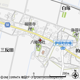愛知県豊田市伊保町宮本17周辺の地図