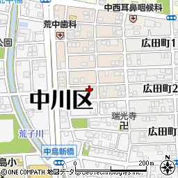愛知県名古屋市中川区草平町2丁目47周辺の地図