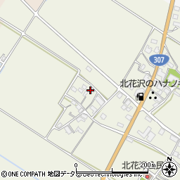 滋賀県東近江市北花沢町654周辺の地図