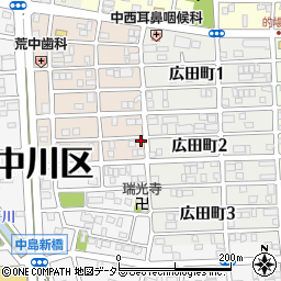 愛知県名古屋市中川区草平町2丁目41周辺の地図