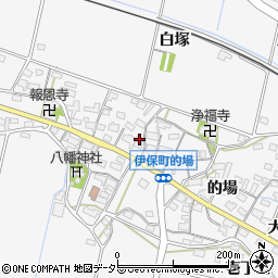 愛知県豊田市伊保町宮本33周辺の地図