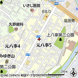 中日新聞　横関新聞店周辺の地図