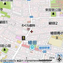 愛知県名古屋市天白区植田周辺の地図