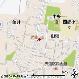 愛知県豊田市四郷町山畑87周辺の地図