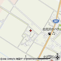 滋賀県東近江市北花沢町668周辺の地図