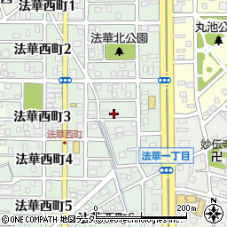 愛知県名古屋市中川区法華西町153周辺の地図