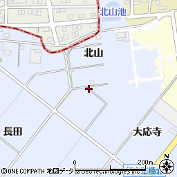 愛知県日進市赤池町北山168周辺の地図