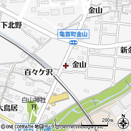 愛知県豊田市伊保町金山54-1周辺の地図