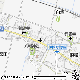 愛知県豊田市伊保町（宮本）周辺の地図
