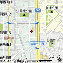 愛知県名古屋市中川区法華西町128周辺の地図