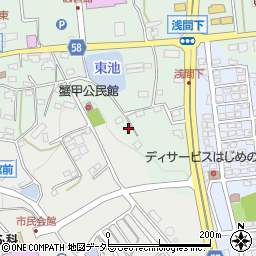 愛知県日進市蟹甲町中屋敷499-1周辺の地図