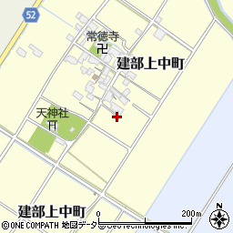 滋賀県東近江市建部上中町280周辺の地図