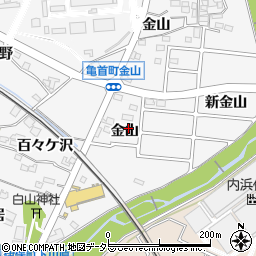 愛知県豊田市伊保町金山122-2周辺の地図