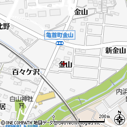 愛知県豊田市伊保町金山122周辺の地図