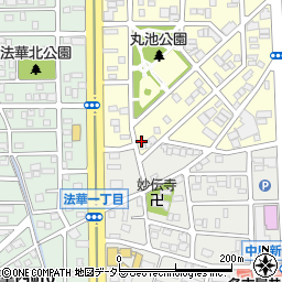 佐竹電気中川店周辺の地図