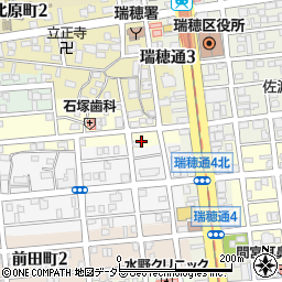 愛知県名古屋市瑞穂区西ノ割町3丁目31周辺の地図