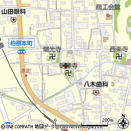兵庫県丹波市柏原町柏原265周辺の地図