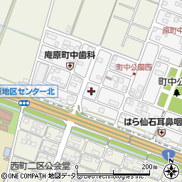 静岡県沼津市原町中1丁目8周辺の地図