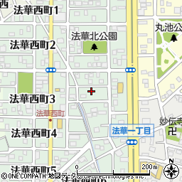愛知県名古屋市中川区法華西町146周辺の地図