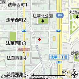 愛知県名古屋市中川区法華西町148周辺の地図