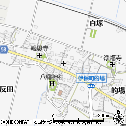 愛知県豊田市伊保町宮本50周辺の地図