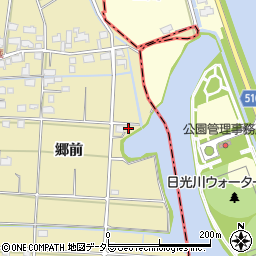 愛知県愛西市大野町郷前215周辺の地図