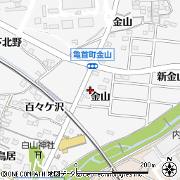 愛知県豊田市伊保町金山49-1周辺の地図