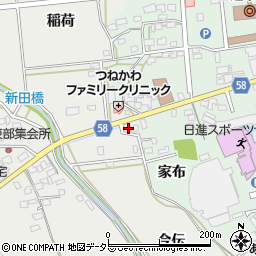 愛知県日進市野方町今伝周辺の地図