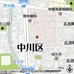 愛知県名古屋市中川区草平町2丁目10周辺の地図