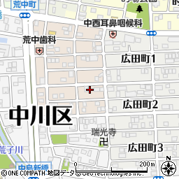 愛知県名古屋市中川区草平町2丁目3周辺の地図