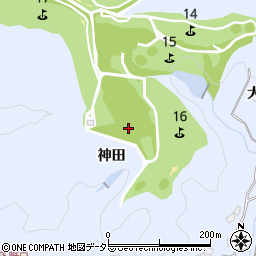 愛知県豊田市野口町神田周辺の地図