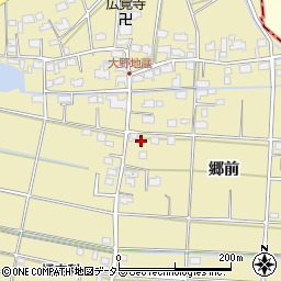 愛知県愛西市大野町郷前104周辺の地図