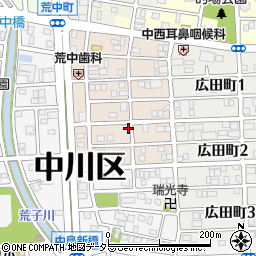 愛知県名古屋市中川区草平町2丁目7周辺の地図