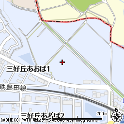 愛知県みよし市福谷町広久伝周辺の地図