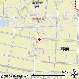 愛知県愛西市大野町郷前101周辺の地図
