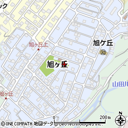 静岡県三島市旭ヶ丘周辺の地図